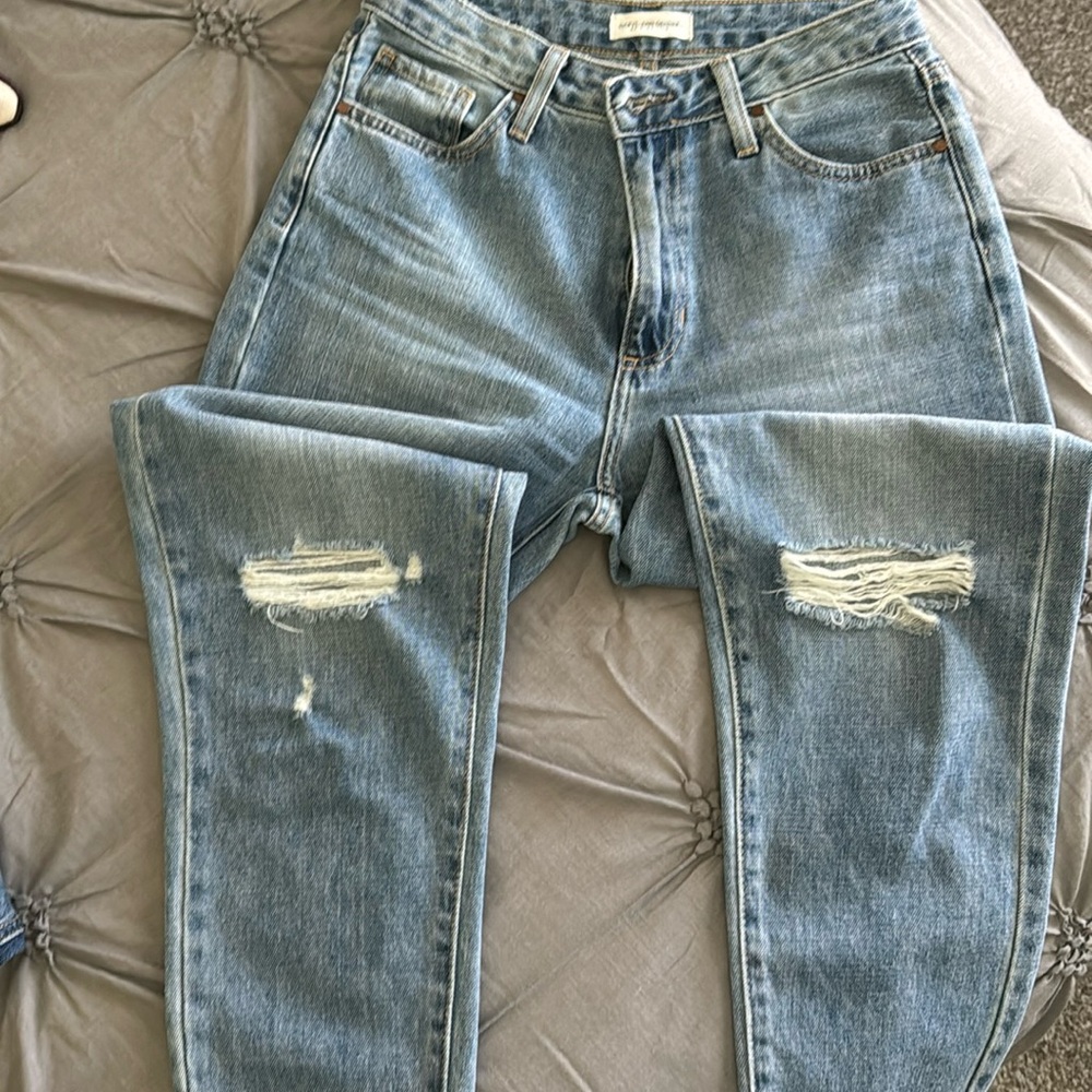 Daryl-Ann X Pink Lily high rise ankle length jeans